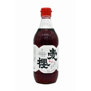  愛櫻 純米本みりん
一年熟成500mℓ　　　　


料理酒です。